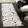 thumbnail image 1 of SAFAVIEH Florida Douglas Floral Vines Shag Area Rug, 1 of 8