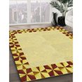 thumbnail image 3 of Ahgly Company Tapis d'Intérieur Lavable en Machine Carré Transitionnel Sedona Brun, 3 Pieds Carré, 3 of 7