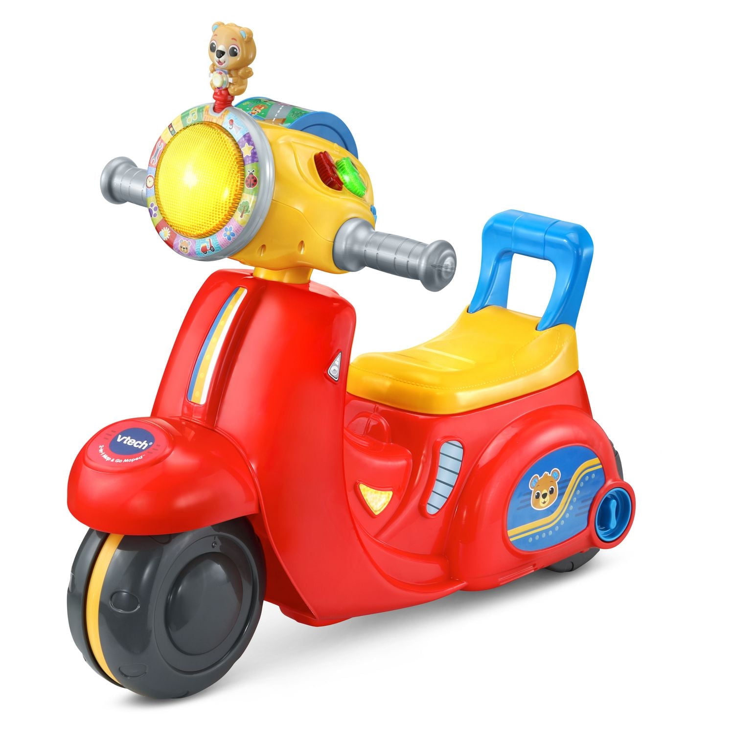 VTech Porteur scooter interactif 2 en 1 - Trottinette transformable pour tout-petits - Version anglaise
