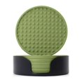 thumbnail image 2 of tredstone Portable Silicone Drink Coasters With Holder Convenient And Durable Accessory Convenient Green, 2 of 6