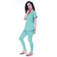 thumbnail image 2 of Moomaya Ensemble de Nuit pour Femmes Pyjama en Coton Tenue de Sommeil 2 Pcs Chemises de Nuit, 2 of 7