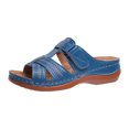thumbnail image 1 of Snorda Sandales Pantoufles à Talon Compensé Décontractées d'Été pour Femmes Style Romain Chaussures pour Femmes, 1 of 5