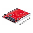 thumbnail image 1 of StarTech.com M.2 to U.3 Adapter, For M.2 NVMe SSDs, PCIe M.2 Drive to 2.5inch U.3 (SFF-TA-1001) Host Adapter/Converter, TAA Compliant - 2.5" Drive Form Factor (1M25-U3-M2-ADAPTER) - Interface adapter - M.2 - M.2 NVMe Card / PCIe 4.0 (NVMe) - U.3 - red - TAA Compliant, 1 of 12