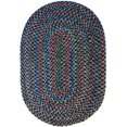 thumbnail image 1 of Rhody Rug Katie Tapis Ovale Tressé Intérieur-Extérieur, Marine, 2 x 4 Pi., 1 of 6
