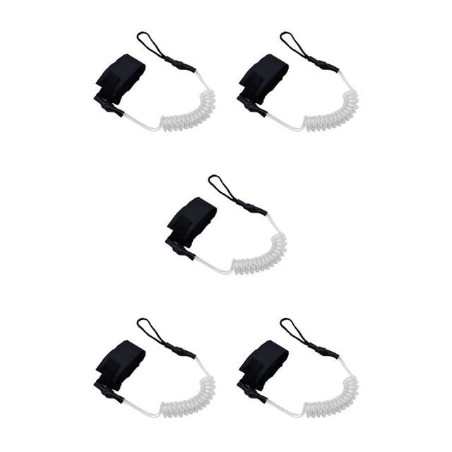 relayinert 1/2/3/5 Elastic Leash for Paddle Safety Rods and Boats Stretchable and Resilient Clear 45cm 5PCS