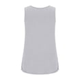 thumbnail image 4 of UPPADA Débardeurs pour Femmes en Modal Rembourré avec Soutien-Gorge Intégré, Col Ras du Cou, Camisole Sans Manches avec Soutien-Gorge Sans Armatures, Chandails Ajustés Décontractés, T-Shirt, Grande Taille, Hauts Confortables, Débardeur pour Femmes, Lot, Côtelé Gris, m, 4 of 6