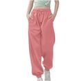 thumbnail image 4 of WENXIAOO Kids Sweatpants Drawstring Sweatpants With Pockets Solid Color Red Pants Kids Boys Sweatpants Size 3-4T, 4 of 6