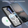 thumbnail image 3 of [PST] Samsung Galaxy S25 / S24 Case, Matte Rubber Hybrid Back Cover with Magnetic MagSafe Compatible, 3 of 5
