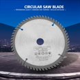 thumbnail image 3 of Circular Saw Blades, TCT Circular Saw Blade, Efficiency Circular Saw Blade Carbide-Tipped Circular Saw Blade Labor-Saving For Iron Copper, 3 of 8