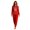 Red, variant on TopLLC Two Piece Lounge Sets Fashion Outfits Fashion Christmas Woman Mom Print Blouse Round Neck Long Sleeve Tops+Pants Family Clothes Pajamas Women Polyester Blouse Pants