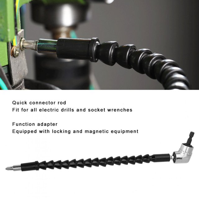 Tbest 105 Degree Bit Driver S + 10PCs Screwdriver Bits Electric Grinder Accessory Hardware Tool Alloy,Electric Grinder Accessory,Power Drill Adapter
