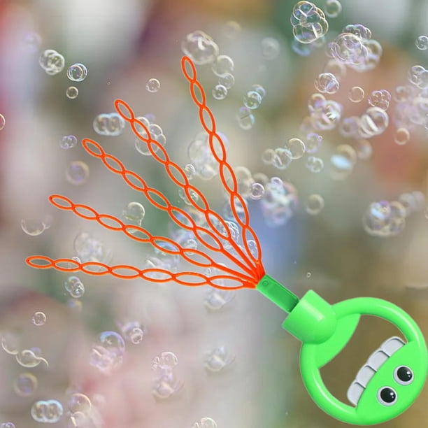 HILABEE Bâtons à Bulles Bulles s Jouet à Bulles pour Enfants Jouet d'Été Extérieur Adultes Vert
