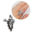thumbnail image 4 of 3x Knitting Crochet Loop Finger Wear Sewing Accessories Knitting Craft Tool - , Peacock, 4 of 6