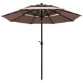 thumbnail image 3 of Patiojoy Parasol de Marché pour Patio d'Extérieur à Inclinaison Automatique avec Double Évent, 3 of 10