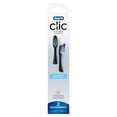 thumbnail image 2 of Oral-B Clic Toothbrush Ultimate Clean Replacement Brush Heads, Black 2 Pack, 2 of 14