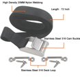 thumbnail image 4 of YYST 72" Gas Tank Strap Fuel Tank Strap W/Stainless Steel Clamp and Deck Loops - Hardware Included, 4 of 9