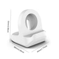 thumbnail image 4 of relayinert Support de Chargement pour Montre Intelligente Antidérapant, Support de Charge Sans Fil, Support de Rangement pour Bureau et Table de Nuit, Remplacement pour Montre iOS, Blanc, 4 of 6