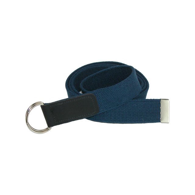 CTM® Cotton Web Belt with Double D Ring Buckle (Women's Plus Size)