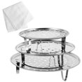 thumbnail image 1 of 1 Ensemble de Support de Cuiseur Vapeur pour Assiettes, Plat Vapeur, Assiette pour Aliments, Support de Cuiseur, 1 of 9