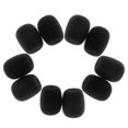 thumbnail image 1 of 10 Packs Microphone d'Enregistrement de Studio Anti-Bruit Protection en Mousse Éponge Noir, 1 of 8