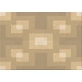 thumbnail image 1 of Ahgly Company Machine Washable Indoor Rectangle Transitional Yellow Area Rugs, 3' x 5', 1 of 7