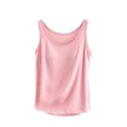 thumbnail image 1 of Yuyuzo Camisoles de Pyjama pour Femmes Été Sans Manches Col Rond T-Shirts Basiques Coupe Ample Camisoles Confortables, 1 of 7