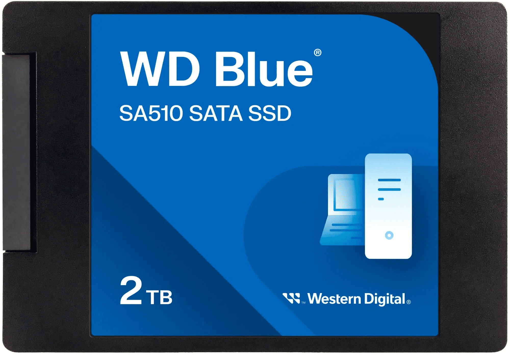 Western Digital Blue SA510 SATA SSD 2.5”/7mm Cased - 2TB