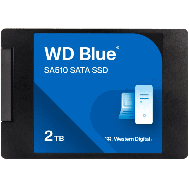 Western Digital Blue SA510 SATA SSD 2.5”/7mm Cased - 2TB