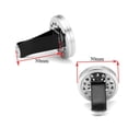 thumbnail image 2 of Pince de Diffuseur d'Huiles Essentielles pour Voiture - Pince de Diffuseur d'Huiles Essentielles de Voiture de 30 mm avec 6 Tampons de Recharge$Diffuseur d'Huiles Essentielles Médaillon d'Aromathérapie en Acier Inoxydable avec 6 Tampons de Recharge, 2 of 10