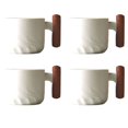 thumbnail image 4 of JUNWELL 4 Pcs Tasses à Espresso Ensemble de 4 Tasses à Espresso Doubles Vert Dégradé, 4 of 6