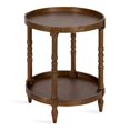 thumbnail image 1 of Kate and Laurel Bellport Table d'Appoint Style Ferme, 20 x 20 x 24, Brun Rustique, Table d'Extrémité Rustique Sophistiquée pour Rangement et Présentation, 1 of 10