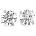 thumbnail image 1 of Puces en Or Blanc 14 K avec Diamants Véritables Taille Ronde de 1 3/4 Ct P.t., 1 of 2