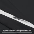 thumbnail image 4 of Unique Bargains 1800 Microfiber Zippered Pillowcases 2pcs, 4 of 10
