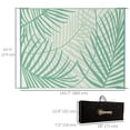 thumbnail image 3 of Outsunny Reversible Outdoor Rug with Carry Bag, 9' x 12' Waterproof Rug, 3 of 10