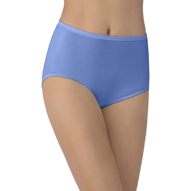Vanity Fair Womens Body Shine Illumination Brief, 8, Mockingbird