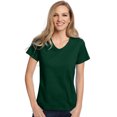 thumbnail image 1 of Hanes T-Shirt Col en V Coupe Décontractée pour Femmes ComfortSoft - 5780, 1 of 1