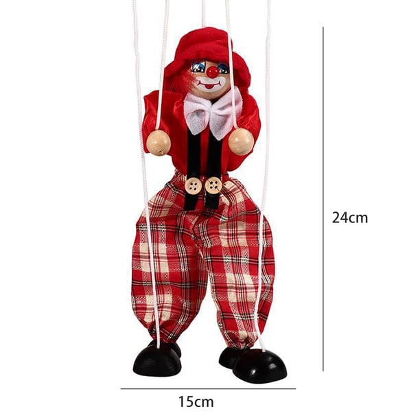 Marionnette à cordes de pirate en bois de couleur SURENHAP pour enfants