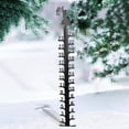 thumbnail image 5 of Aursykel Outdoor Snowflake Measuring Instrument Snow Gauge with Self Leveling Feet for Easy Setup Large 24 Inch Metal Snow Ruler for Christmas Decorations and Holiday Gifts, 5 of 5