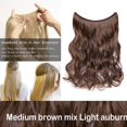 thumbnail image 2 of Extensions de Cheveux Invisibles 20” Miracle Secret Fish Line Postiches Cheveux Synthétiques Lisses Soyeux, 2 of 4
