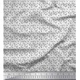 thumbnail image 1 of Soimoi Black Velvet Fabric Garlic Vegetable Decor Fabric Printed Yard 58 Inch Wide, 1 of 2