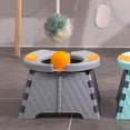 thumbnail image 3 of Portable Foldable Training Potty Seat for Kids Baby Convenient Installation grey, 3 of 7