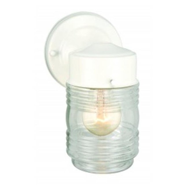 Jelly Pot Extérieur Downlight, 4,5 x 7,5 Po, Fini Blanc
