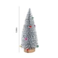 thumbnail image 3 of Desktop Miniature Pine Tree ,Small Christmas Tree,Mini Christmas Tree,Tabletop Small Pine Tree Decor ,Christmas Tree Toppers , Bottle Brush Fake Trees with Wooden Base for Tabletop Decorative, 3 of 9