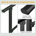thumbnail image 2 of 2 Pcs Rampes Ajustables à 2-3 Marches pour Marches Extérieures Escaliers Trousse de Rampes pour Usage Intérieur et Extérieur Rampes Noires pour Porche et Marches Support 500 Lb Installation Facile pour Aînés, 2 of 7