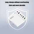 thumbnail image 5 of RKSTN Plastics Fast Charging Plug US Standard Charging Head 3U+3C Six Port Fast Charging Charger 160W Fast Charging Safeties And Overheating Prevention, 5 of 5