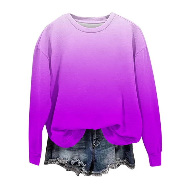 Yanlir Chandail Molletonné Surdimensionné pour Filles, Mode Enfants, Printemps Automne, Chandails Molletonnés, Col Rond, Manches Longues, Chandail Décontracté Ample, Hauts à Enfiler, 1-12 Ans (Multicolore, 5 Ans)