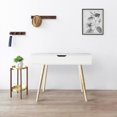 thumbnail image 4 of Bureau moderne avec rangement et miroir - Blanc, 4 of 5