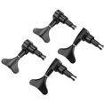 thumbnail image 1 of 2L2R Fishtail en Forme de Bouton Scellé Bass Guitar Tuning Pegs Machine Heads DIY Bass Maintenance Approprié pour la Guitare Basse Fermé Design Scellé Bass Guitar Tuners, 1 of 8