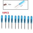 thumbnail image 1 of 10pcs Mini Slotted Cross Screwdrivers For X-box Laptop Repair Tool 1.5/2.0/3.0mm, 1 of 5