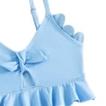 thumbnail image 5 of Hiiyo Little Girls Bikini Swimsuit Ruffle Beach Bathing Suit, 2-Piece, Sizes 6-7 T, 5 of 5